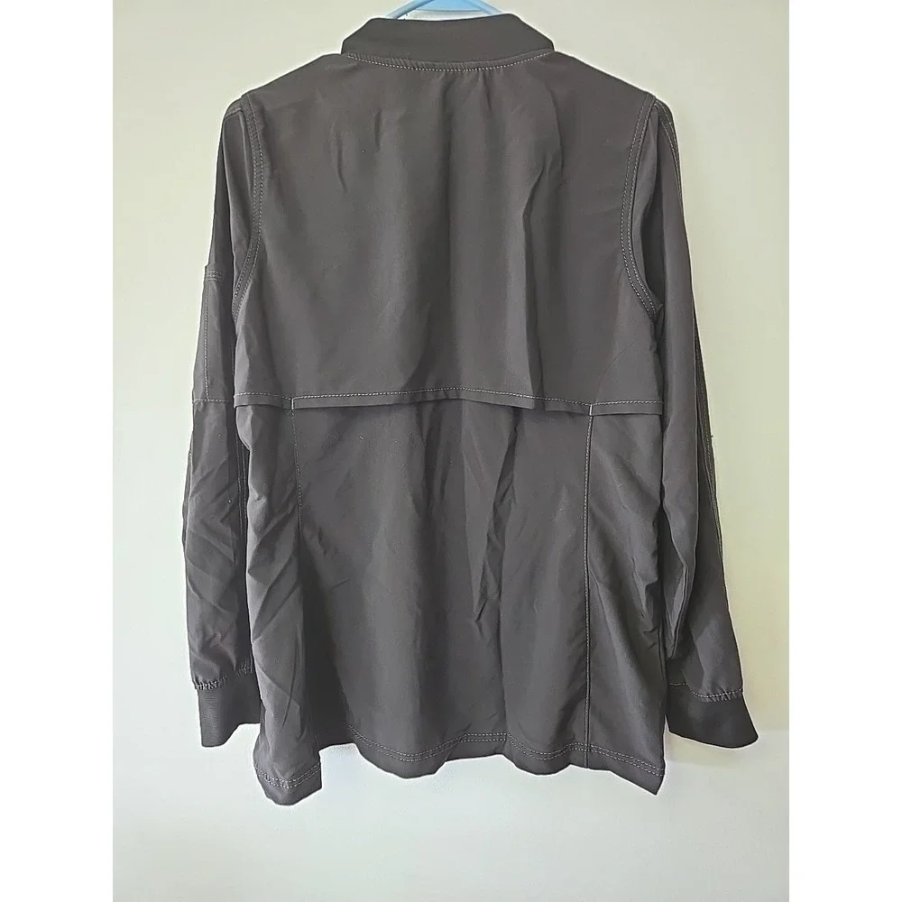 Carhartt Force Womens Full Zip Polyester Jacket Black Work Utility Coat Jacket M - Picture 8 of 10